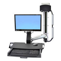 Ergotron StyleView Sit-Stand Combo System with Worksurface (45-272-026)